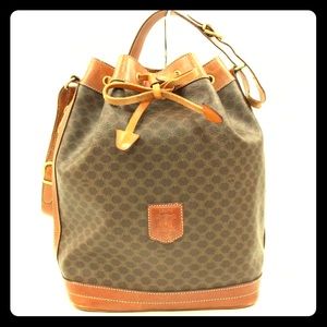 Authentic Celine Macadam Shoulder Bag